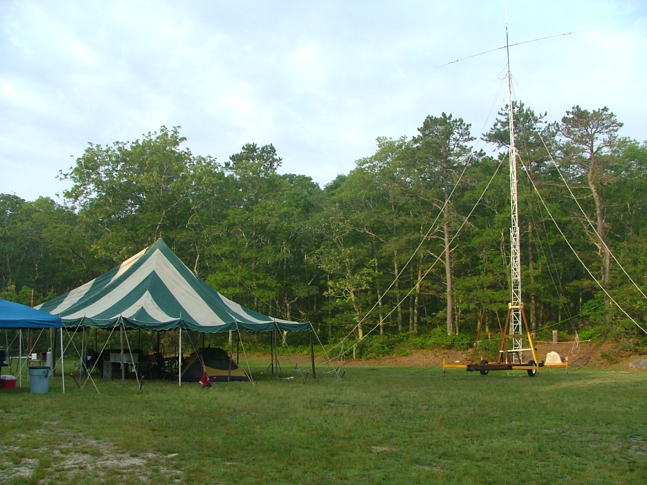 30&#039;x30&#039; tent is our operating center